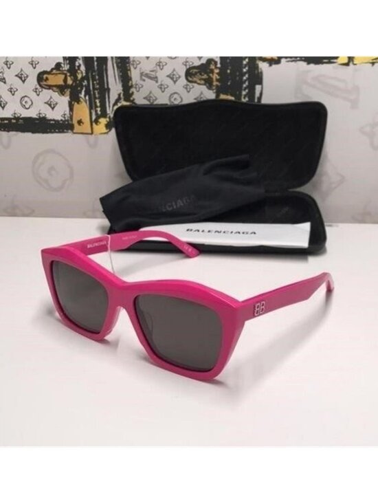 ?️ New Authentic Balenciaga BB0216S 003 Fuchsia Sunglasses main image 5